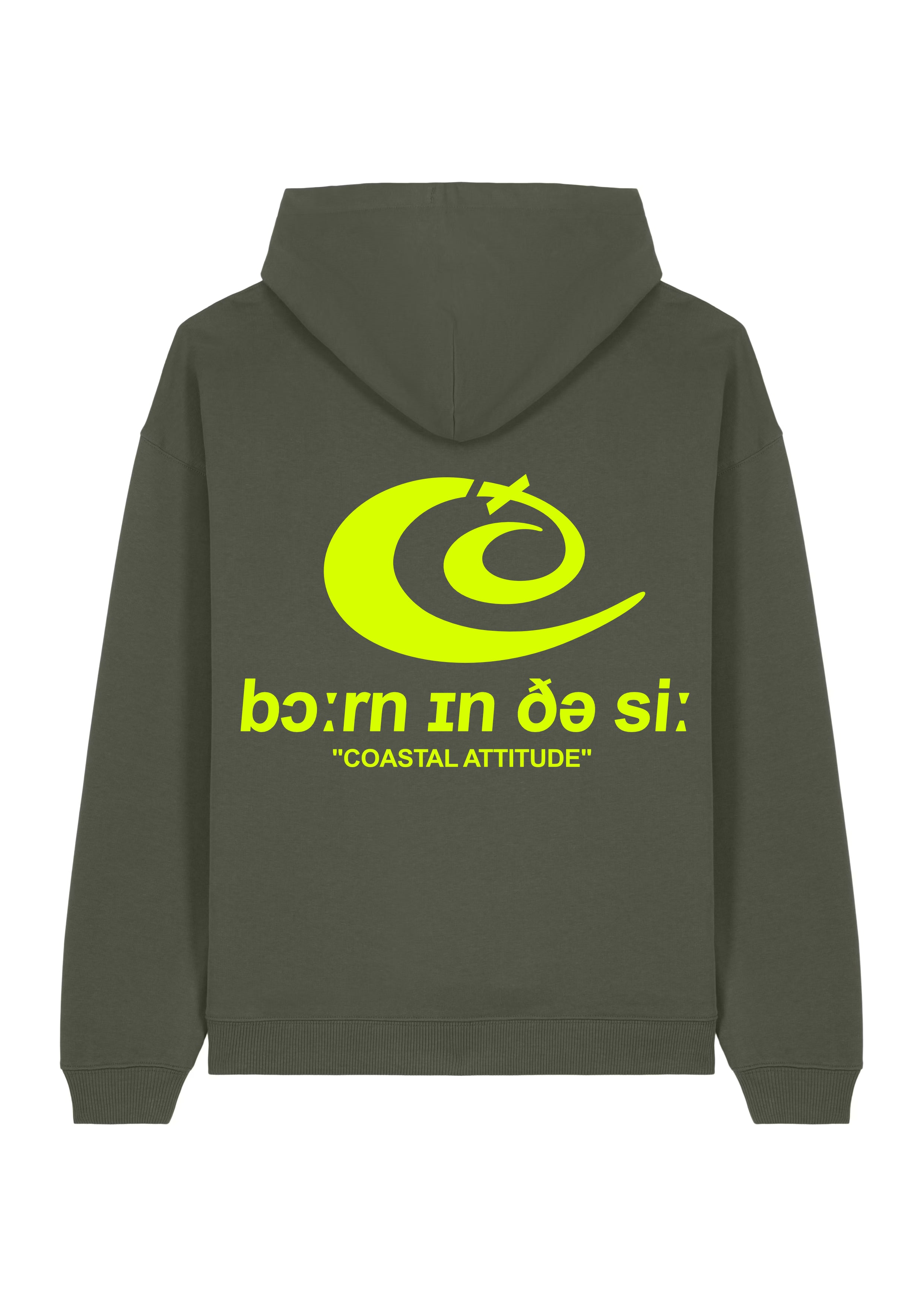 Born in the Sea | Hoodie Khaki
