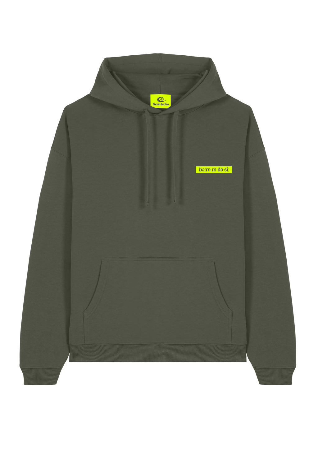 Born in the Sea | Hoodie Khaki